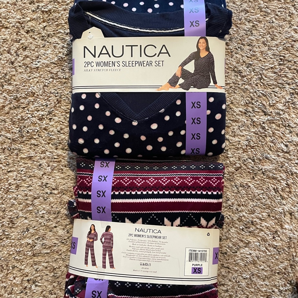 BRAND NEW: Nautica sleepwear set - 2 for $20